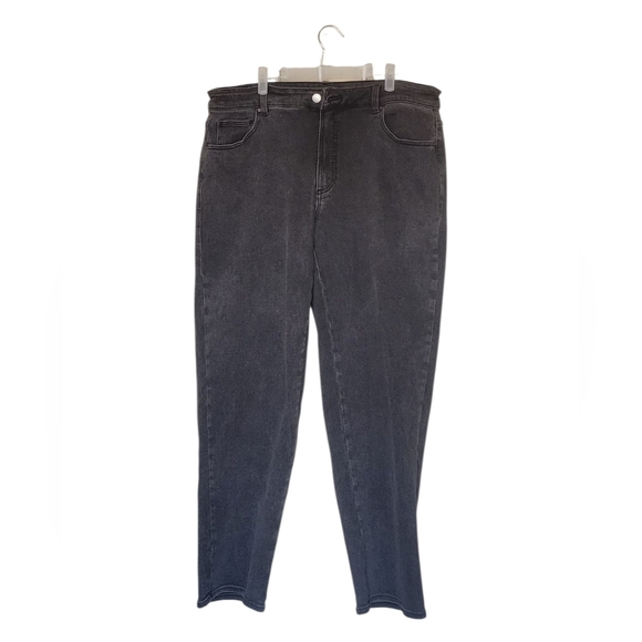 Universal Standard High Rise Black Jeans Size L/14 - Picture 1 of 3
